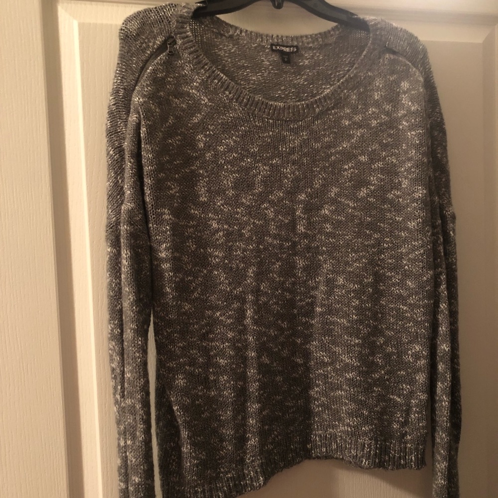 EXPRESS Grey Knit Sweater